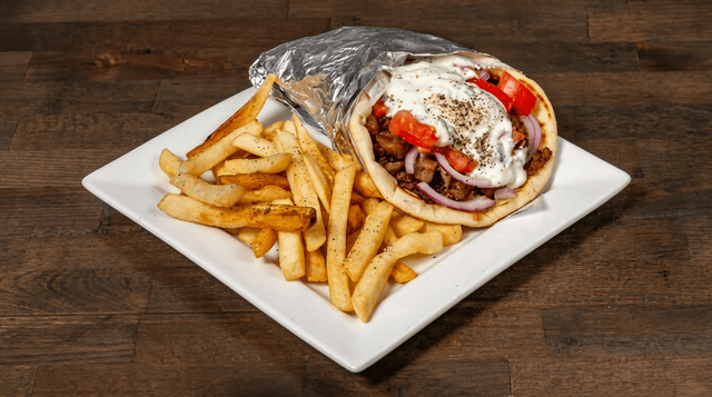 Gyro & Fries.