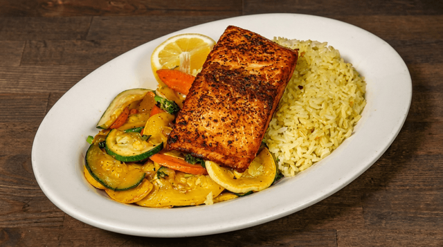 Salmon Plate.
